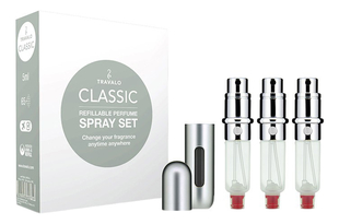 Набор Classic Refillable Perfume Spray (сменная капсула 3*5мл + футляр)