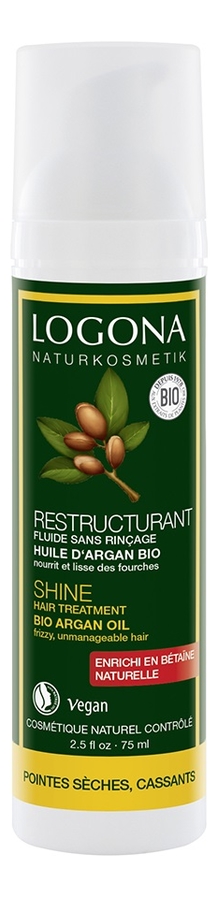 

Сыворотка для восстановления блеска волос с аргановым маслом Shine Hair Treatment Bio Argan Oil 75мл