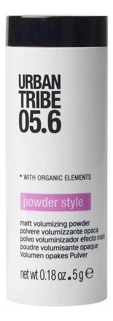 

Матовый порошок для объема волос 05.6 Body Powder Style 5г