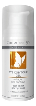 

Гель-контур для кожи вокруг глаз коллагеновый с янтарной кислотой Eye Contour Gel Collagen Home Line 15мл