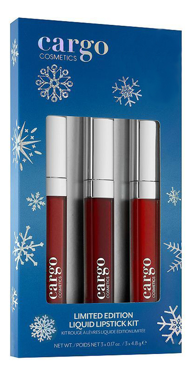 цена Набор жидких губных помад Limited Edition Liquid Lipstick 3*4,8г