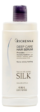 Сыворотка ухаживающая для волос Natural Silk Protein Deep Care Hair Serum 150мл