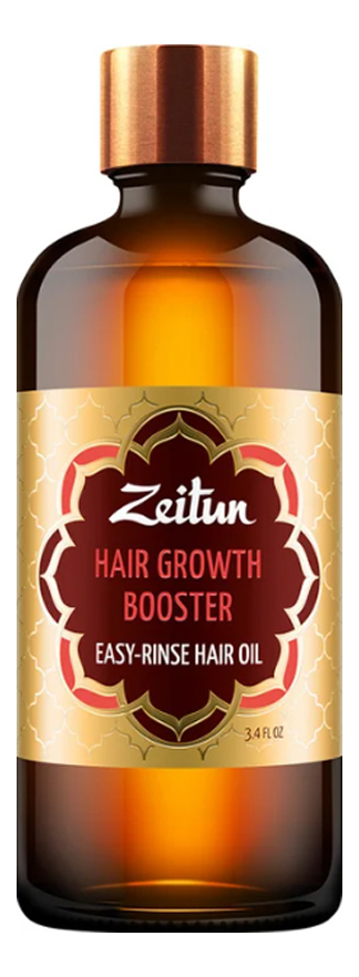 Легкосмываемое масло Активатор роста волос Hair Growth Booster 100мл масло для волос zeitun легкосмываемое масло с амлой и маслом бей активатор роста волос hair growth booster