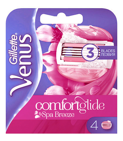 

Сменные лезвия Venus ComfortGlide SPA Breeze 4шт