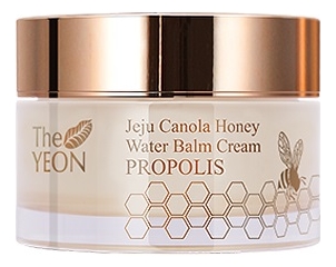 Крем-бальзам для лица увлажняющий с экстрактом прополиса Jeju Canola Honey Water Balm Cream Propolis 50г