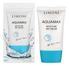 Limoni BB крем для лица увлажняющий Aquamax Moisture Cream SPF25 PA++ 40мл