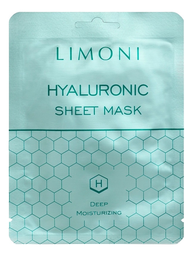 Суперувлажняющая маска для лица с гиалуроновой кислотой Hyaluronic Sheet Mask 20г: Маска 1шт от Randewoo