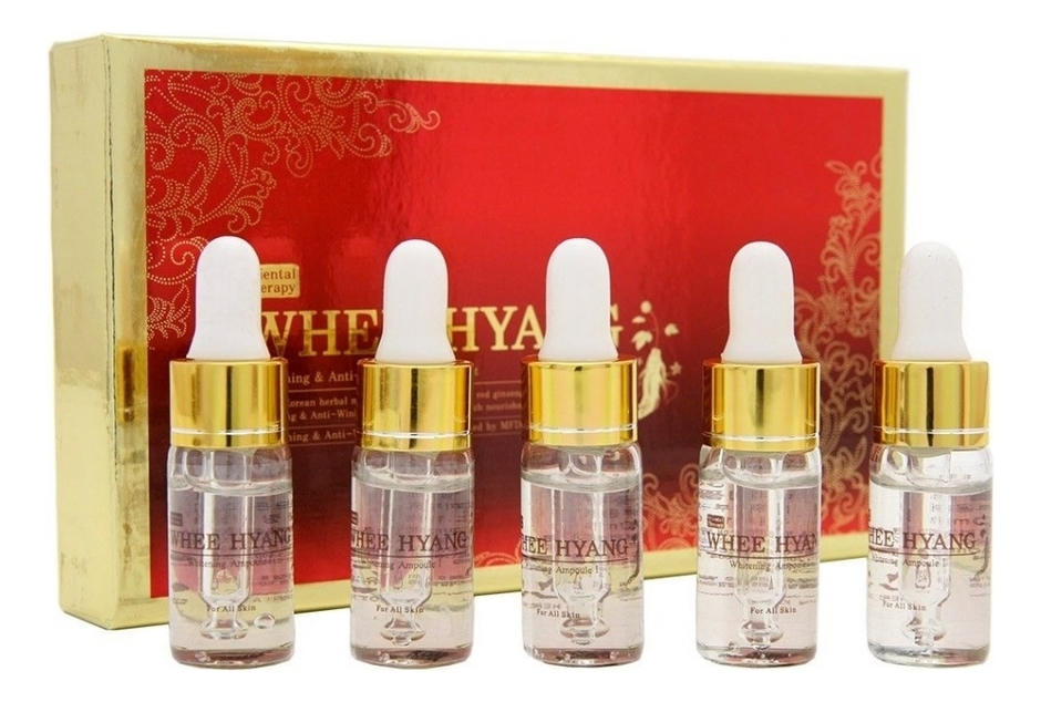 

Сыворотка для лица осветляющая Whee Hyang Whitening Ampoule 5*10мл