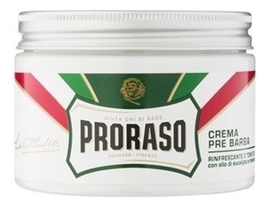 

Крем до бритья Ментол и эвкалипт Crema Pre Barba Rinfrescante E Tonificante: Крем 300мл, Крем до бритья Ментол и эвкалипт Crema Pre Barba Rinfrescante E Tonificante