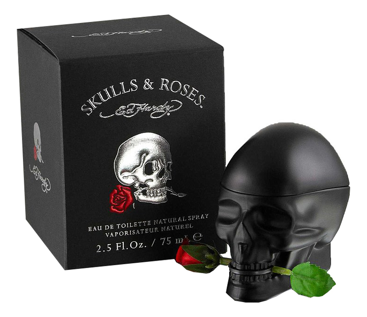 

Ed Hardy Skulls & Roses for Him: туалетная вода 75мл, Ed Hardy Skulls & Roses For Him