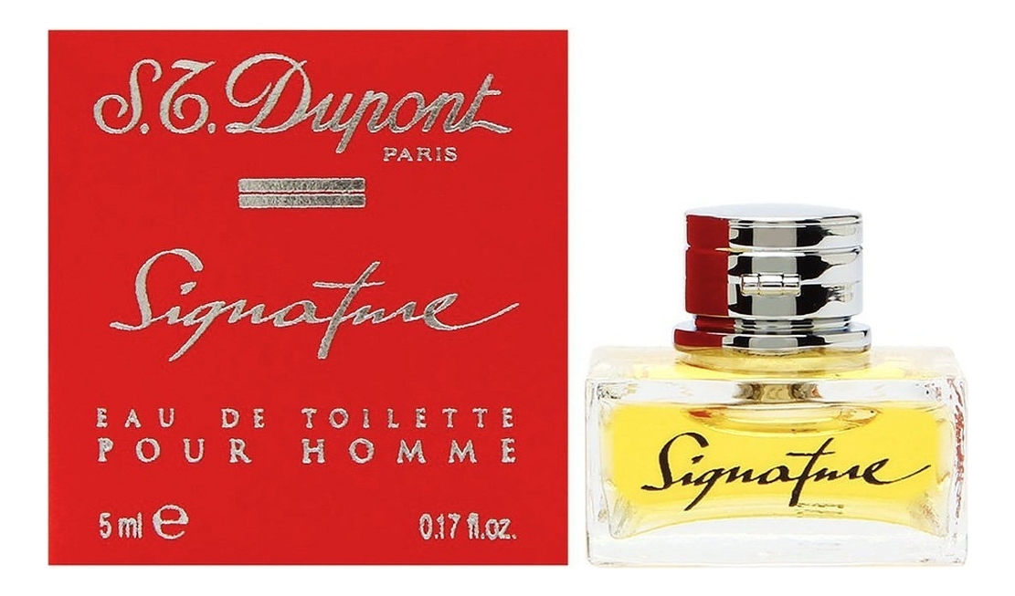 Signature Pour Homme: туалетная вода 5мл s t dupont passenger pour homme туалетная вода 100мл тестер