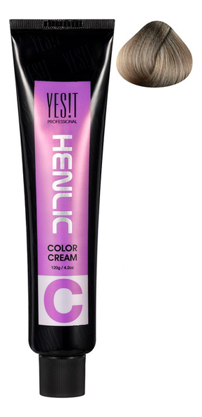 

Крем-краска для волос YES!T Henlic Color Cream 120г: 8 Light Blonde, Крем-краска для волос YES!T Henlic Color Cream 120г