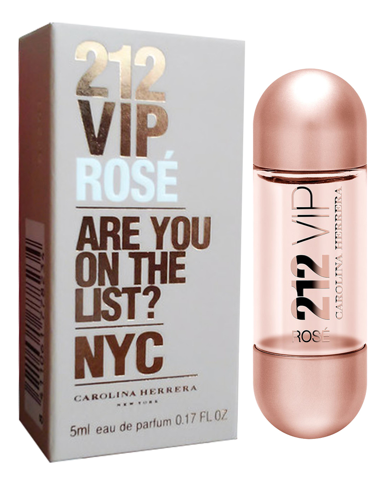 Купить 212 VIP Rose: парфюмерная вода 5мл, Carolina Herrera