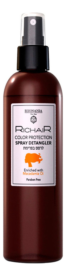 Спрей-кондиционер для облегчения расчесывания волос Защита цвета Richair Color Protection Spray Detangler 250мл