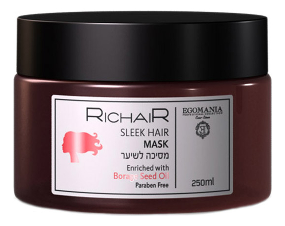 

Маска для волос Гладкость и блеск Richair Sleek Hair Mask 250мл