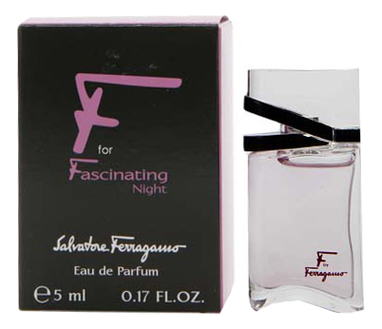 by night jette парфюмерная вода 5мл F by Ferragamo for Fascinating Night: парфюмерная вода 5мл