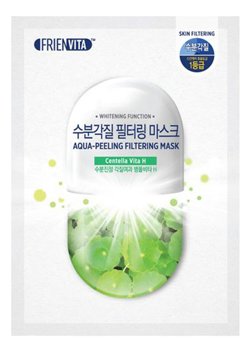 

Отшелушивающая маска-фильтр с витамином H и центеллой Aqua-Peeling Filtering Mask 25г: Маска 25г, Отшелушивающая маска-фильтр с витамином H и центеллой Aqua-Peeling Filtering Mask
