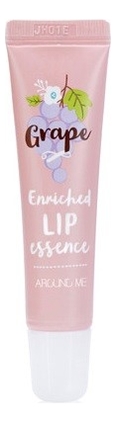 Эссенция для губ Around Me Enriched Lip Essence Grape 8,7г эссенция для губ around me enriched lip essence strawberry 8 7г