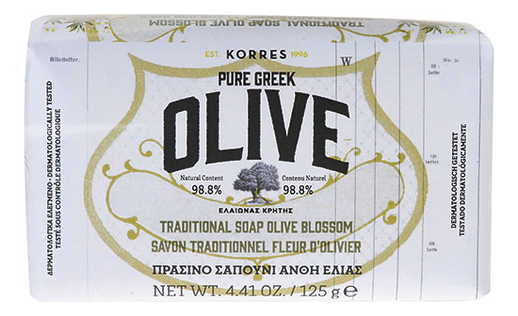 

Мыло для рук и тела цветы оливы Pure Greek Olive Traditional Soap Olive Blossom 125г