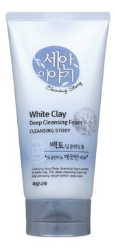 Пенка для умывания Cleansing Story White Clay Deep Cleansing Foam 150г
