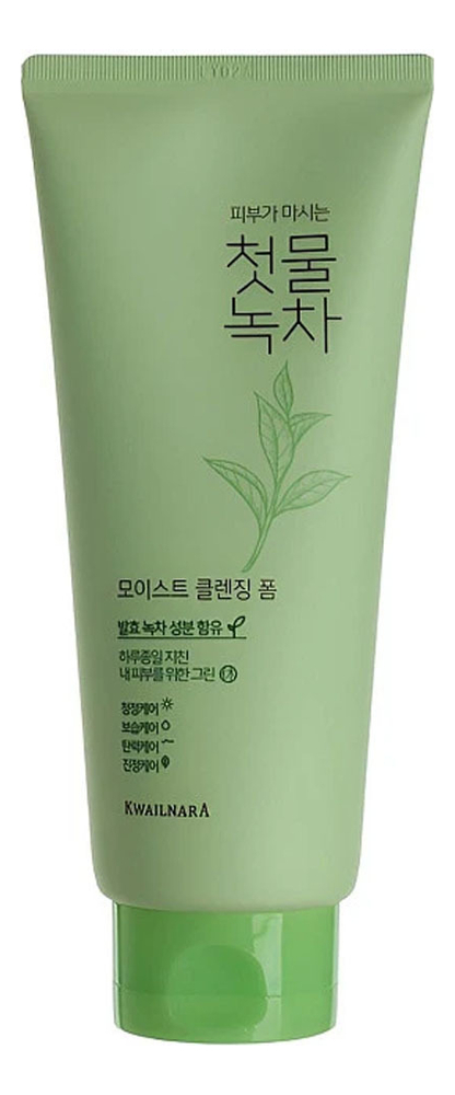 

Пенка для умывания с экстрактом зеленого чая Green Tea Moist Cleansing Foam 180г