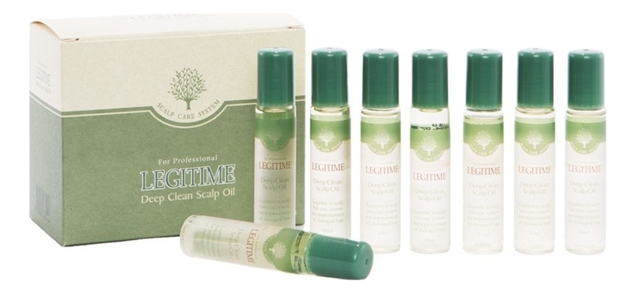 

Масло для глубокого очищения кожи головы Legitime Deep Clean Scalp Oil 8*10мл