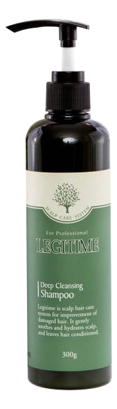 

Шампунь для волос против перхоти Глубокое очищение Legitime Deep Cleansing Shampoo 300г