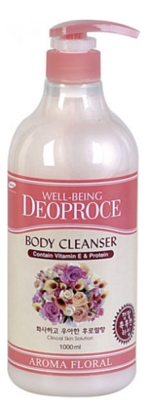 

Гель для душа Well-Being Aroma Body Cleanser Floral 1000мл (цветы)