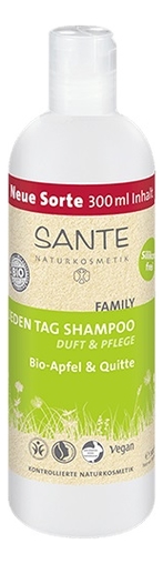 Шампунь для частого приминения Family Jeden Tag Shampoo Bio Apfel &amp; Quitte 250мл от Randewoo
