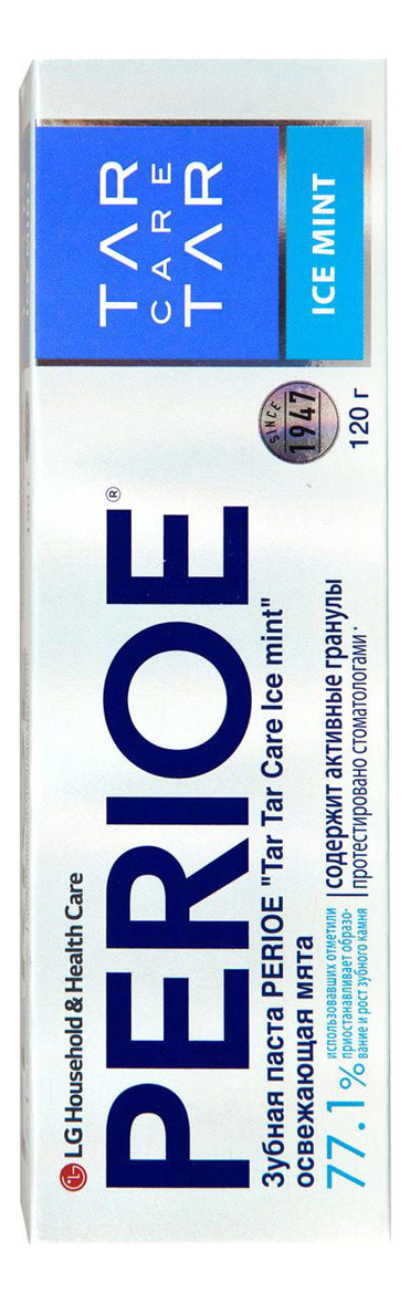 

Зубная паста Tar Tar Care Ice Mint 120г (освежающая мята)