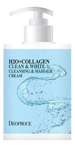 

Массажный крем для тела с коллагеном H2O + Collagen Clean & White Cleansing & Massage Cream 430мл
