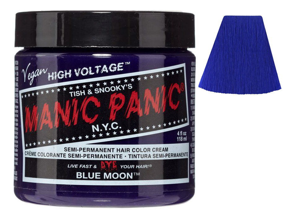 

Краска для волос High Voltage 118мл: Blue Moon, Краска для волос High Voltage 118мл