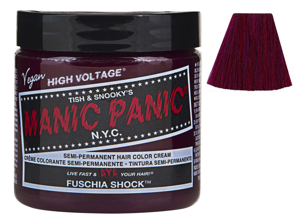

Краска для волос High Voltage 118мл: Fuschia Shock, Краска для волос High Voltage 118мл