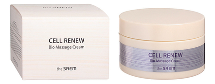 The Saem Массажный крем для лица антивозрастной Cell Renew Bio Massage Cream 195мл