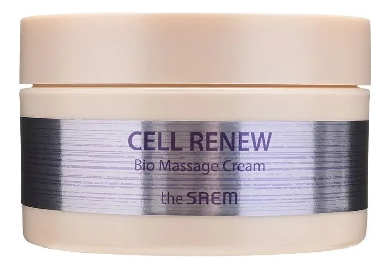 Массажный крем для лица антивозрастной Cell Renew Bio Massage Cream 195мл массажный крем для лица the saem cell renew bio massage cream 200 мл