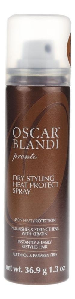 

Спрей-термозащита для волос Pronto Dry Styling Heat Protect Spray: Спрей 36,9г, Спрей-термозащита для волос Pronto Dry Styling Heat Protect Spray