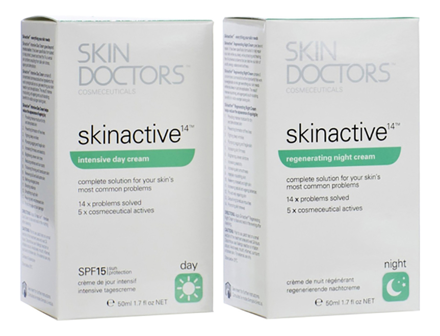 Набор Комплексный уход Skinactive14 2*50мл (дневной крем + ночной крем)