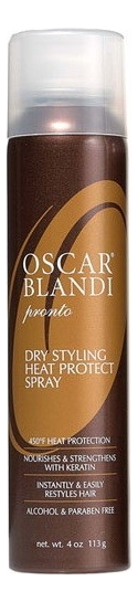 Купить Спрей-термозащита для волос Pronto Dry Styling Heat Protect Spray: Спрей 113г, Oscar Blandi