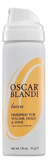 Спрей для объема, фиксации и блеска волос Lacca Hairspray For Volume Hold & Shine: Спрей 52г