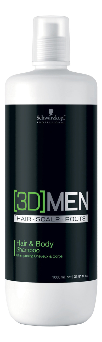 

Шампунь для волос и тела [3D]Men Hair & Body Shampoo: Шампунь 1000мл, Шампунь для волос и тела [3D]Men Hair & Body Shampoo