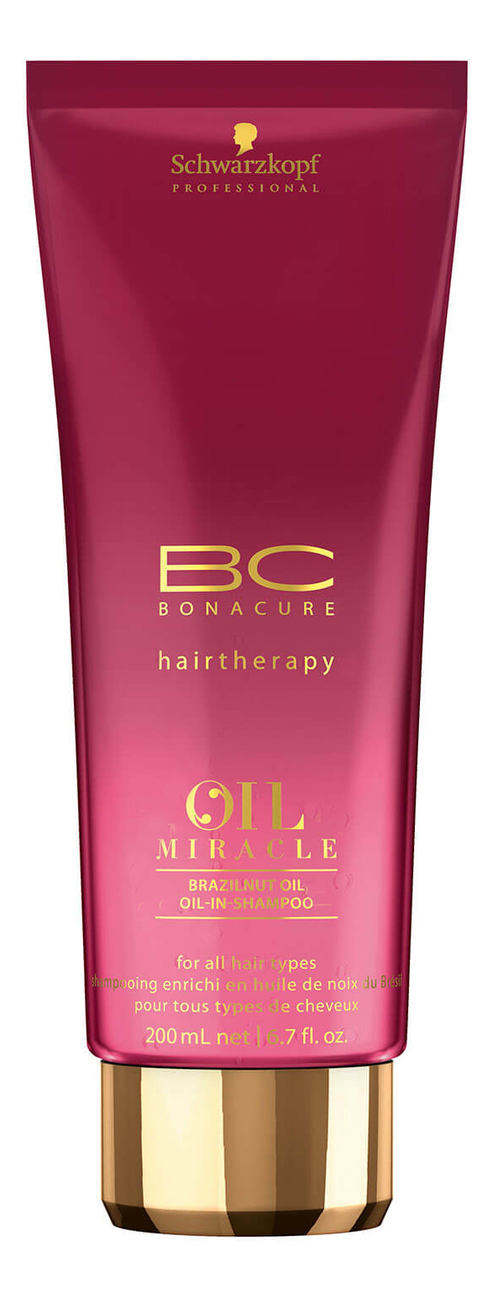

Шампунь для волос BC Oil Miracle Brazilnut Oil-In-Shampoo: Шампунь 200мл, Шампунь для волос BC Oil Miracle Brazilnut Oil-In-Shampoo