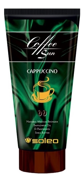 

Крем-бронзатор для загара с маслом ши и конопли Coffee Sun Cappuccino Natural Medium Bronzer: крем 150мл, Крем-бронзатор для загара с маслом ши и конопли Coffee Sun Cappuccino Natural Medium Bronzer