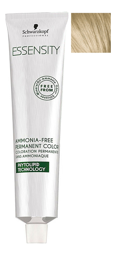 

Крем-краска для волос без аммиака Essensity Ammonia-Free Permanent Color 60мл: 10-0 Ultra Light Blonde Natural, Крем-краска для волос без аммиака Essensity Ammonia-Free Permanent Color 60мл