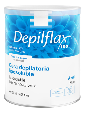 Depilflax Прозрачный воск для чувствительной кожи Liposoluble Nair Removal Wax (азуленовый)