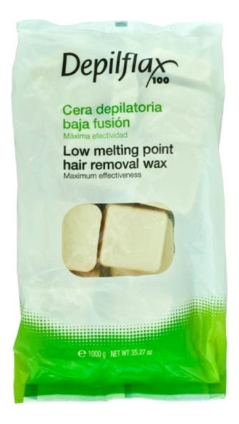 Горячий воск для любого типа кожи плотный Low Melting Point Hair Removal Wax (хлопок): Воск 1000г от Randewoo