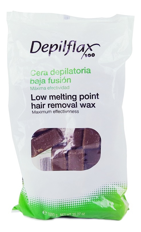 Купить Горячий воск для любого типа кожи с противовоспалительным свойством плотный Low Melting Point Hair Removal Wax (мальва): Воск 1000г, Depilflax