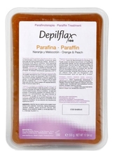 Depilflax Парафин с фруктовым запахом Orange & Peach Paraffin 500г (персико-апельсиновый)
