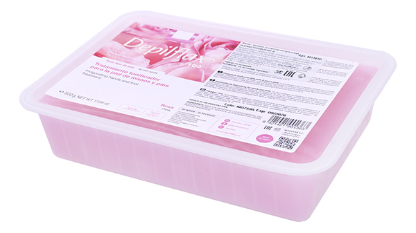 Парафин с маслом розы Paraffin Pink 500г (розовый) от Randewoo