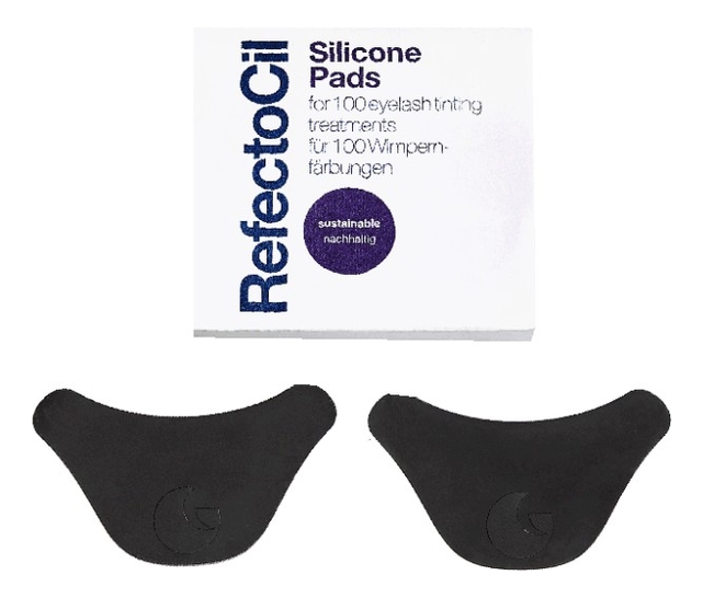 Подушечки силиконовые для защиты кожи вокруг глаз при окрашивании Silicone Pads 1 пара 1 пара силиконовые наплечные подушечки для нижнего белья