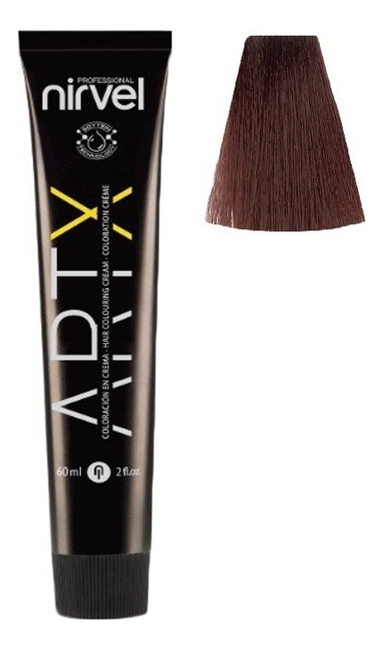 Краска для волос на основе протеинов пшеницы Color ARTX 60мл: 4-77 Табачный каштановый средний